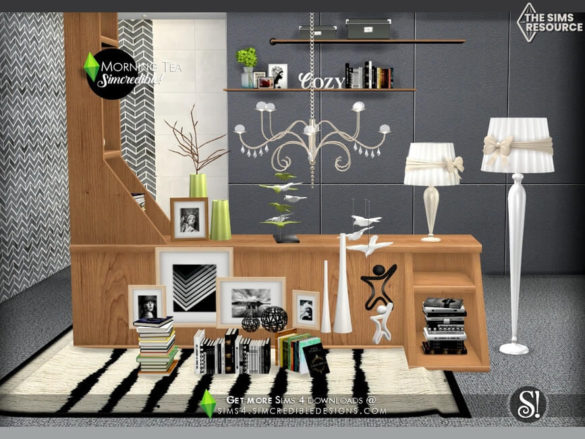 Sims 4 Morning Tea Extras by SIMcredible! at TSR