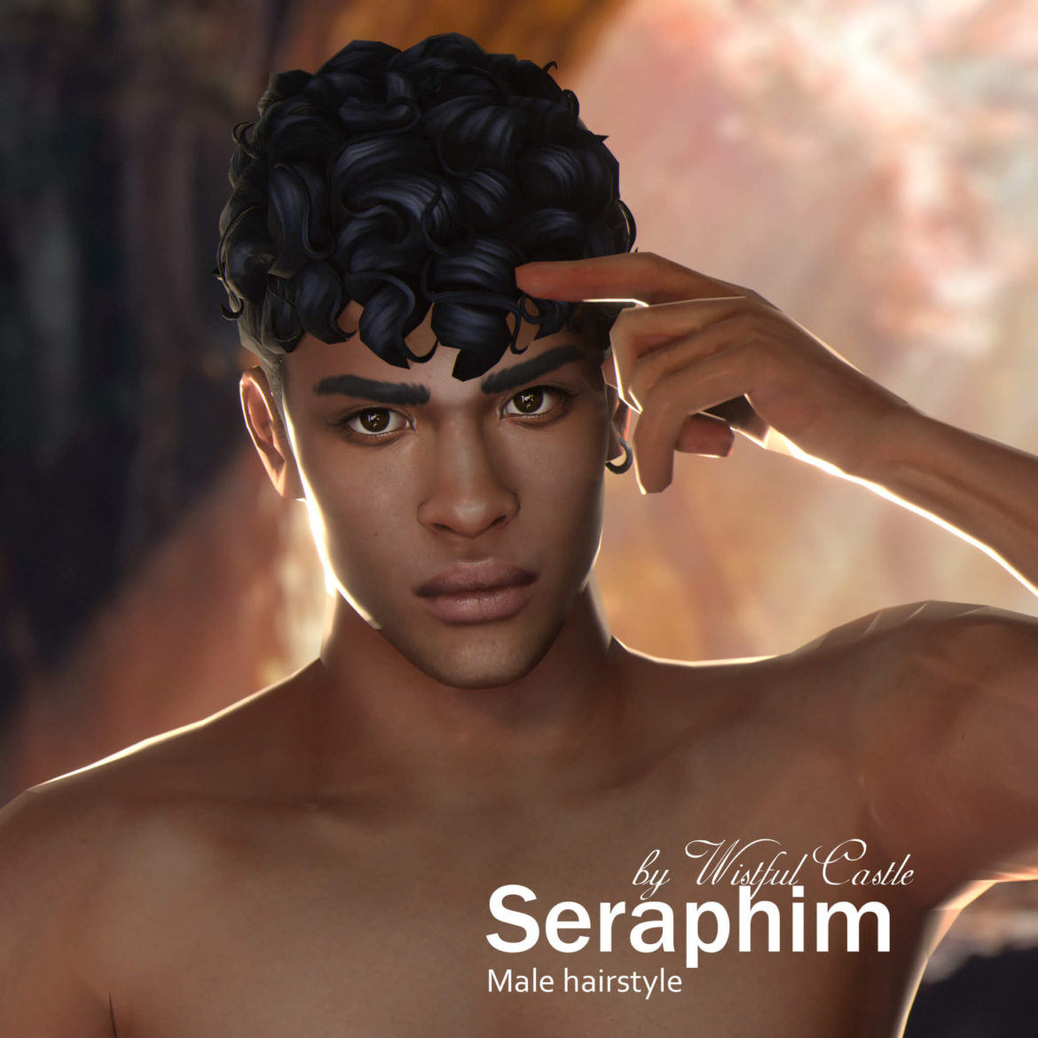 Sims 4 seraphim base game compatible hairstyle