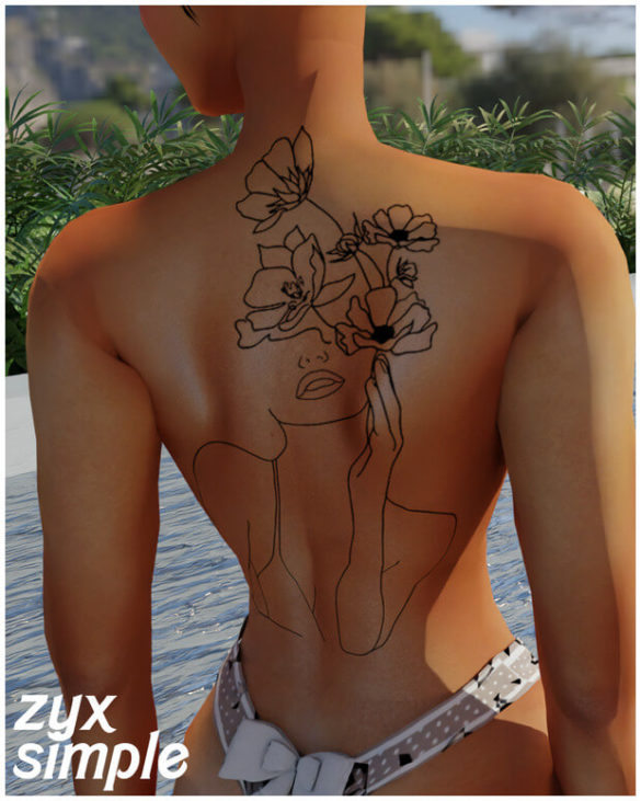 Sims 4 simple tattoo