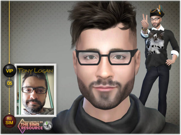 Sims 4 SIM.VIP -05- Tony Logan by BAkalia at TSR - Best Sims Mods