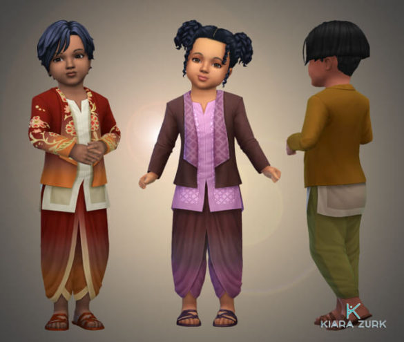 Sims 4 suit flared conversion