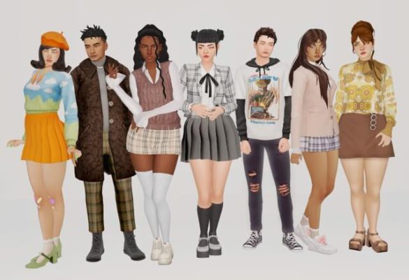 Sims 4 the academia challenge by pancakesim