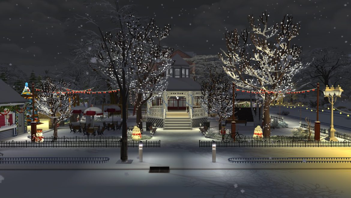 Sims 4 Winter park at Mrs.MilkiSims