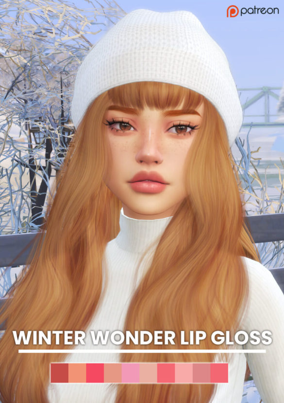 Sims 4 winter wonder lip gloss