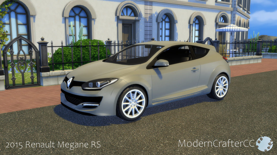 Sims 4 2015 Renault Megane RS at Modern Crafter CC