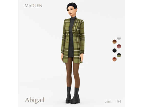 The Sims 4 Abigail Outfit by Madlen