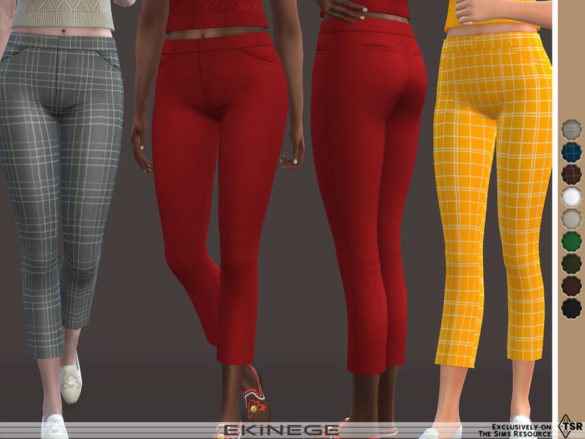 The Sims 4 Ankle Crop Pants by ekinege