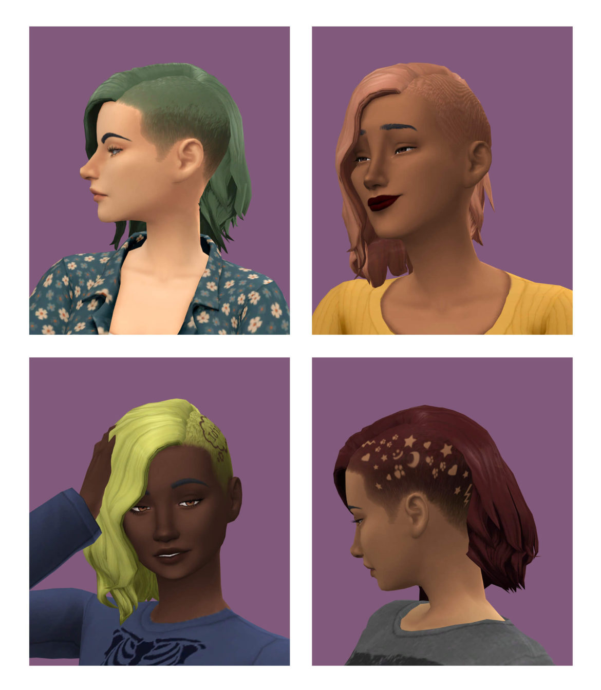 The Sims 4 aria 1 4 recolored in ampified
