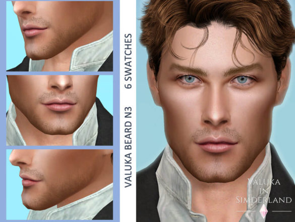 The Sims 4 Beard N3 by Valuka at TSR
