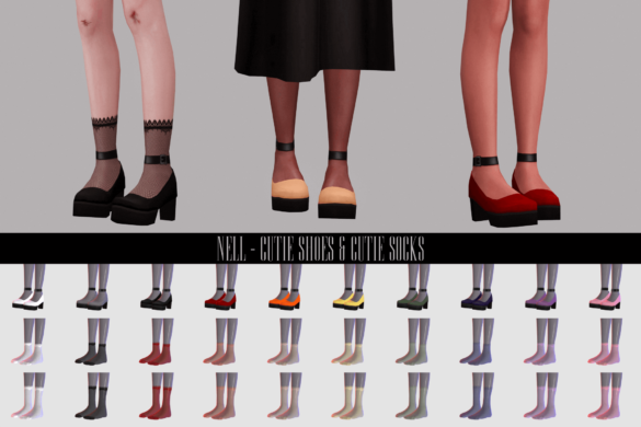 The Sims 4 cutie shoes cutie socks cutie shoes