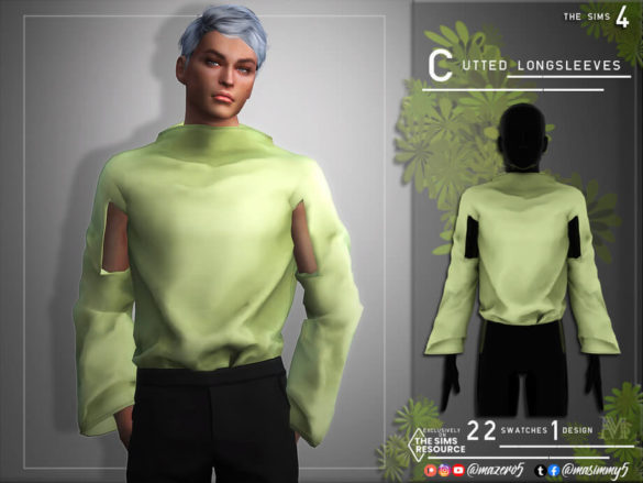 The Sims 4 Cutted Longsleeves by Mazero5