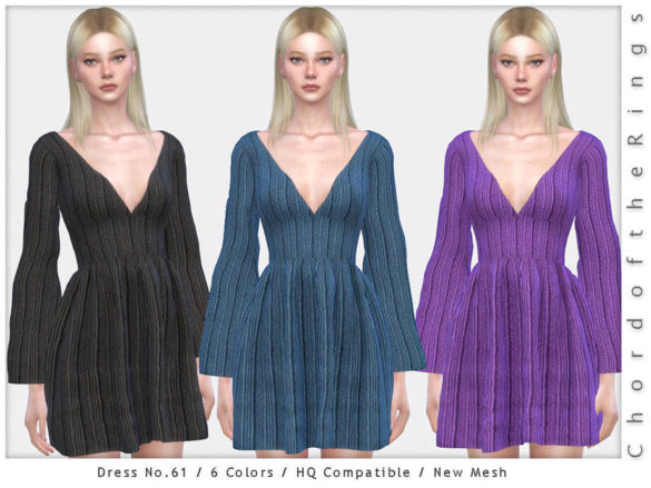 The Sims 4 Dress No.61 by ChordoftheRings at TSR