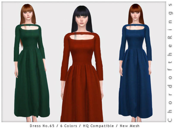 The Sims 4 Dress No.65 by ChordoftheRings