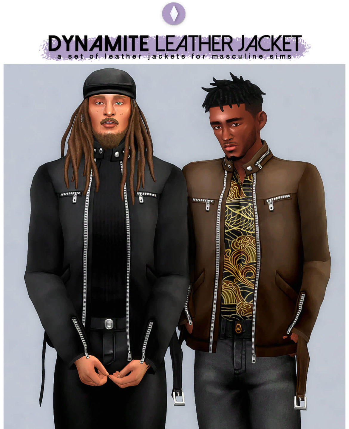 The Sims 4 dynamite leather jacket