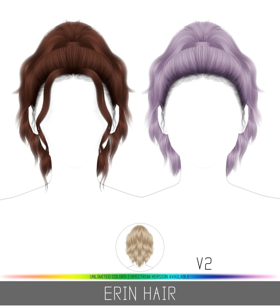 The Sims 4 ERIN HAIR at Simpliciaty