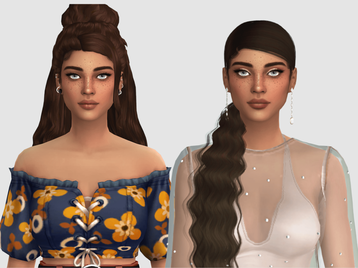 The Sims 4 everyday 1 hair candysims4 earrings