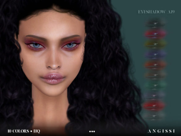The Sims 4 Eyeshadow A19 by ANGISSI