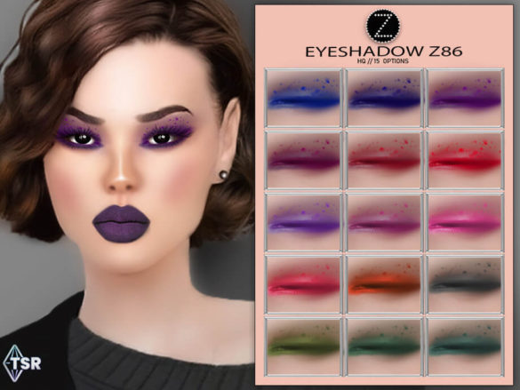 The Sims 4 EYESHADOW Z86 by ZENX