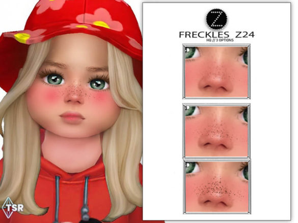 The Sims 4 FRECKLES Z24 by ZENX