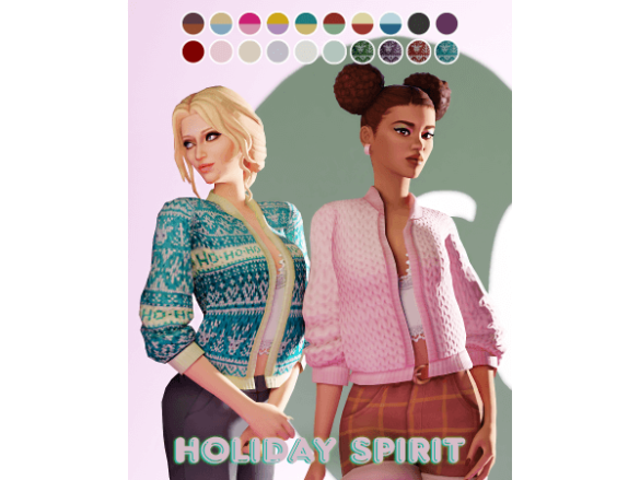 GCS Top MM Chunky Knit Holiday Spirit