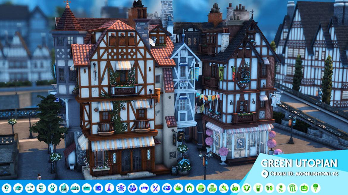 The Sims 4 green utopian