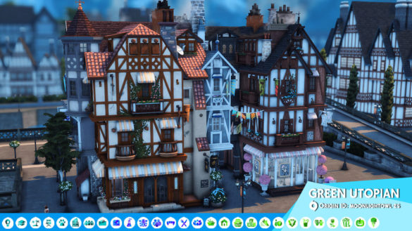 The Sims 4 green utopian