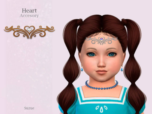 The Sims 4 Heart Accesory Toddler by Suzue