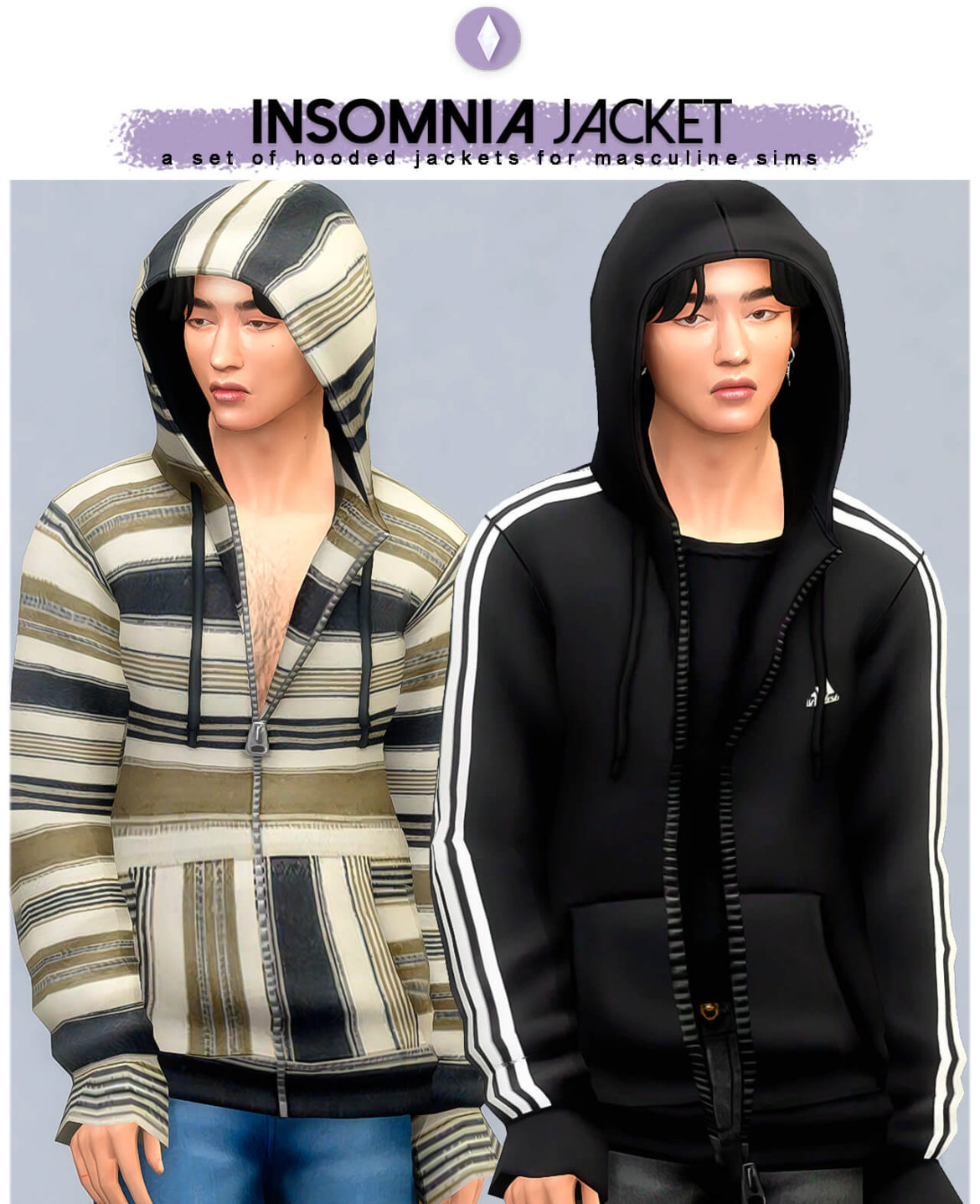 The Sims 4 insomnia jacket - Best Sims Mods