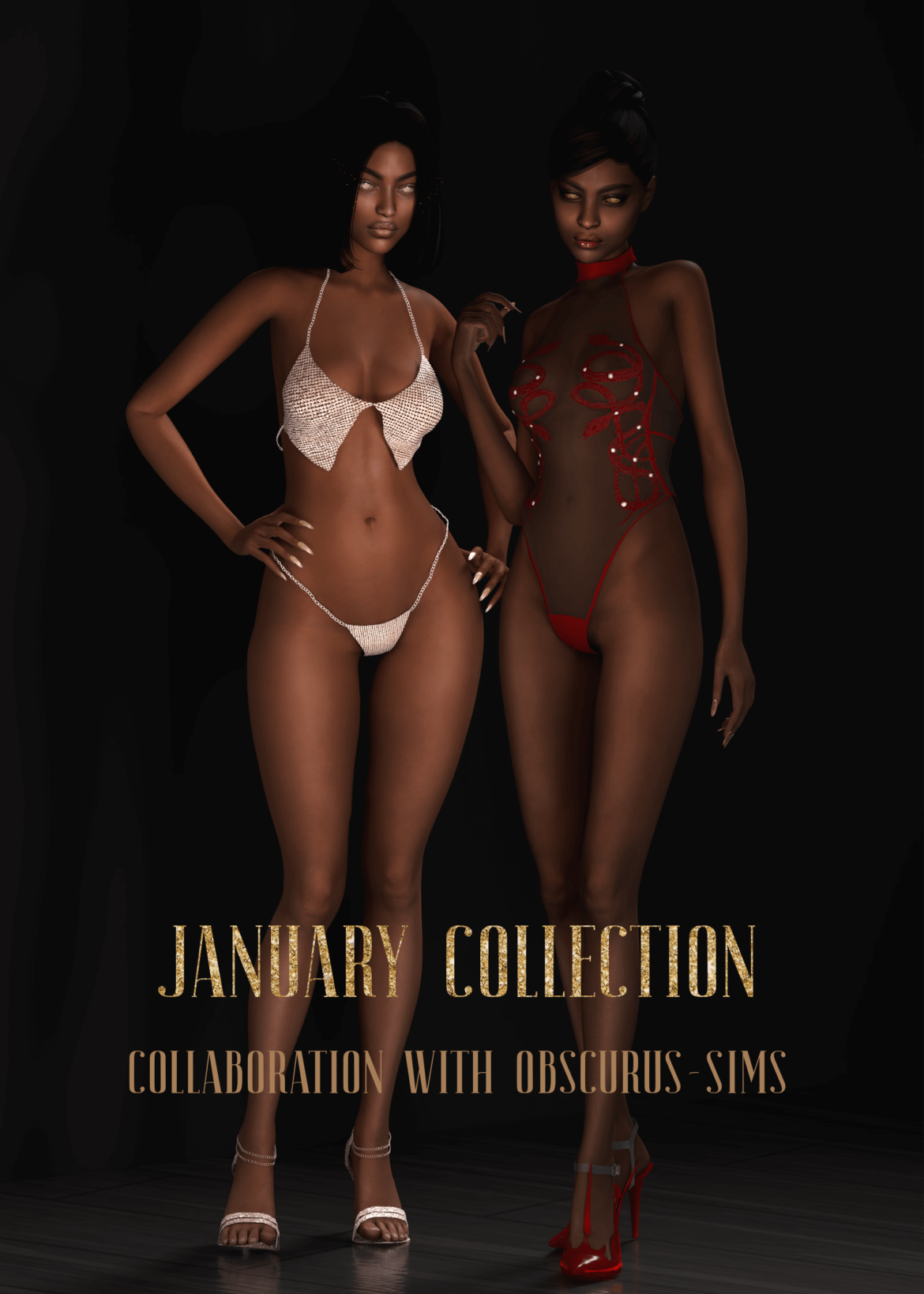 The Sims 4 january collection lingerie set 07