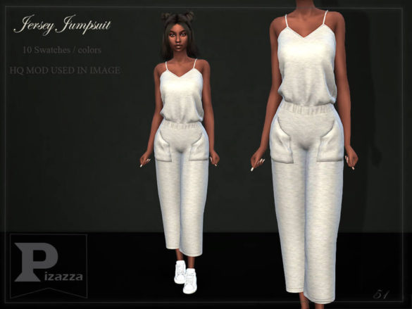 The Sims 4 Jersey Jumpsuit by pizazz