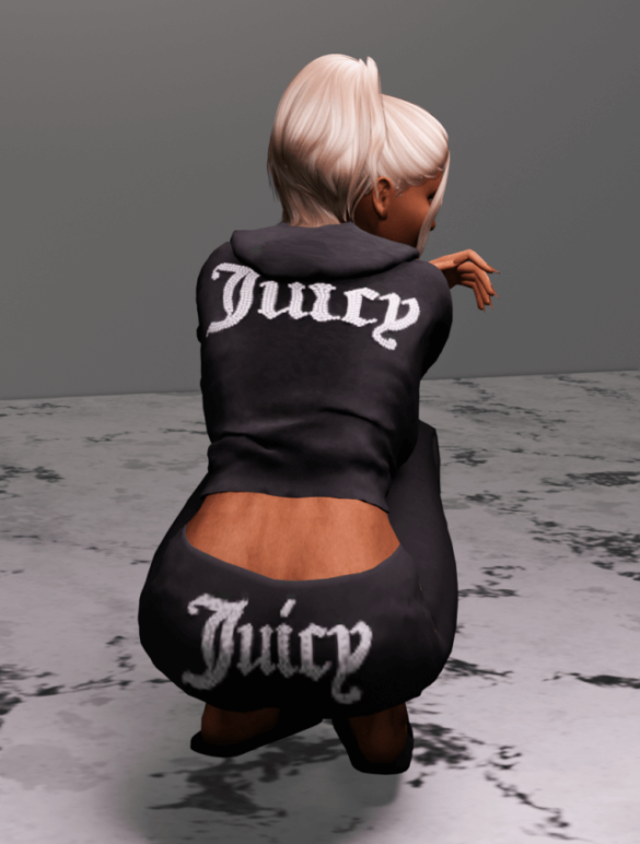 The Sims 4 juicy couture tracksuits