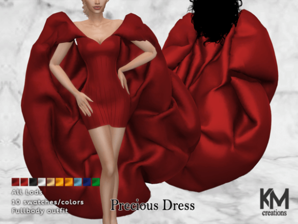 The Sims 4 [KM] Precious Dres