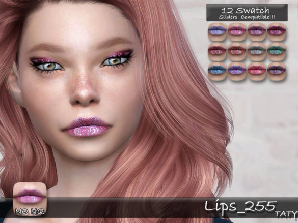 The Sims 4 Lips 255 by tatygagg
