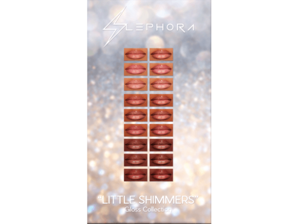 little shimmers gloss collection by slephora