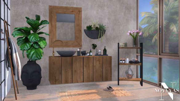 The Sims 4 LYCKA BATHROOM at Novvvas