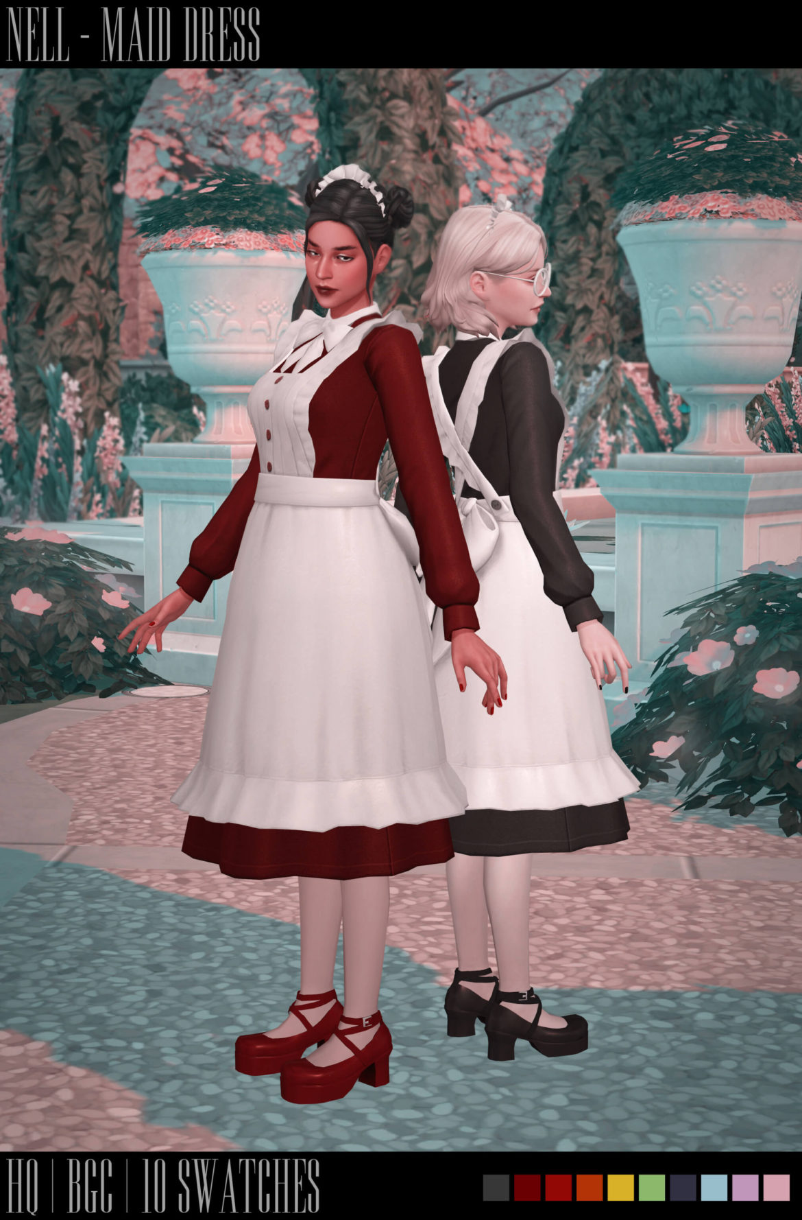 maid dress hq compatible base game compatible