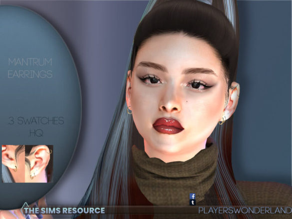 Mantrum Earrings by PlayersWonderland