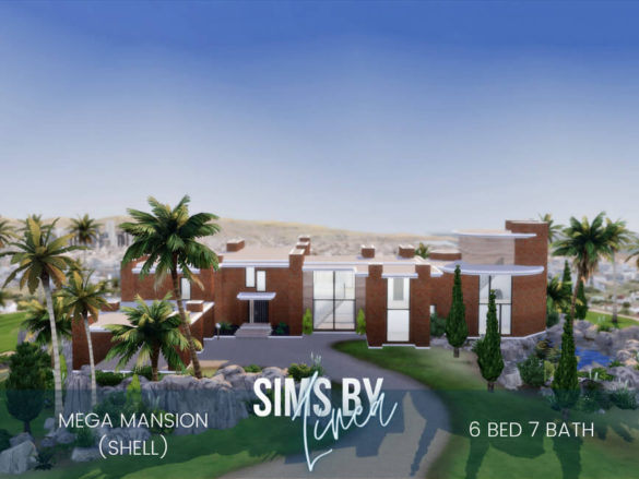 The Sims 4 Mega Mansion by SIMSBYLINEA