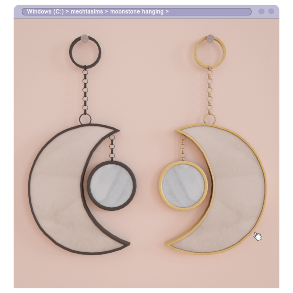 The Sims 4 moonstone hanging 4 swatches