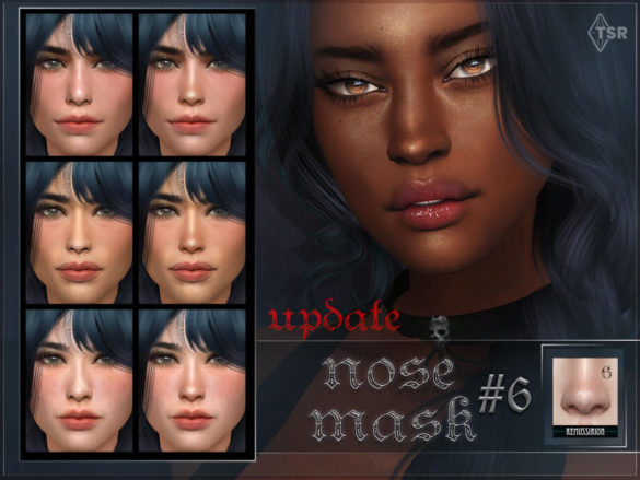 Nose mask 06 UPDATE for sim creators by RemusSirion