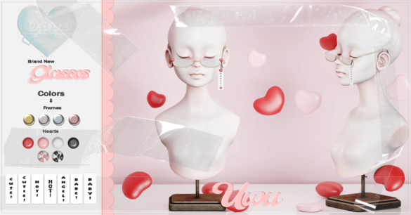 OPPASIMS™ | Uwu Glasses | Free!♡ HAPPY VALENTINES