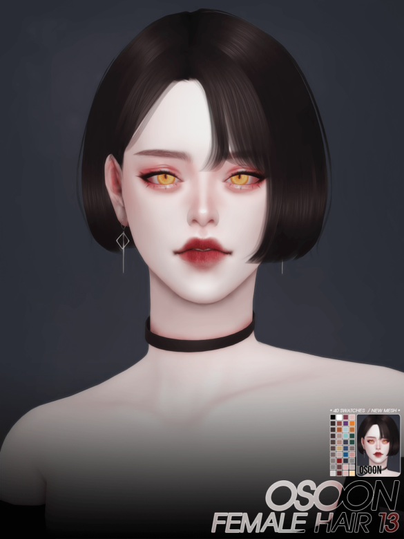 The Sims 4 osoon female hair