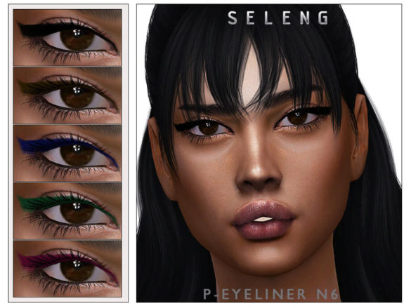 The Sims 4 P-Eyeliner N6 by Seleng at TSR