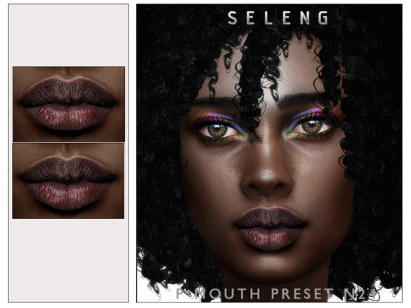The Sims 4 P-Mouth Preset N24 by Seleng