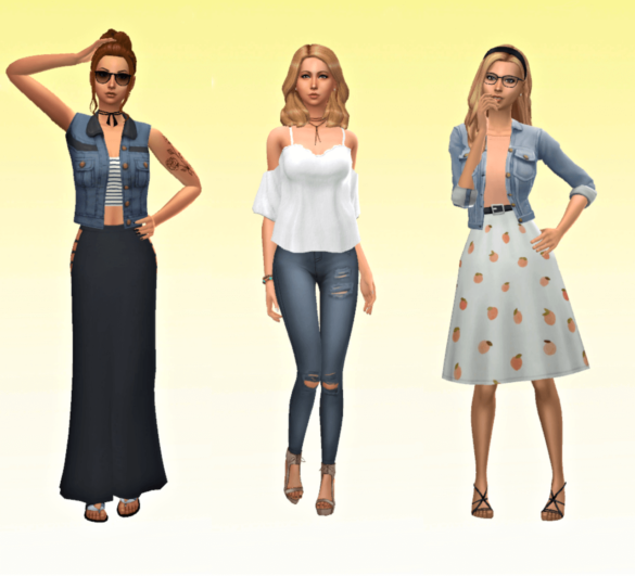 The Sims 4 plumbob waffles spring lookbook click - Best Sims Mods