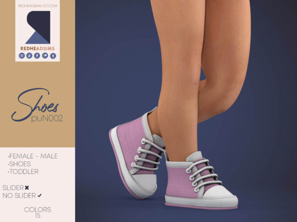 The Sims 4 PU SHOES N002 at REDHEADSIMS