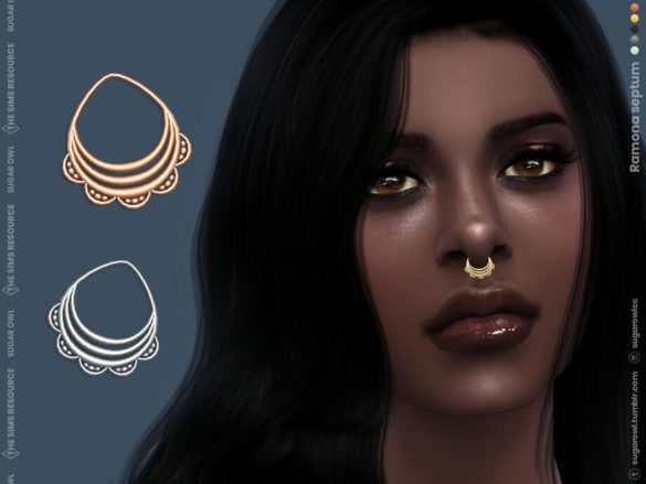 The Sims 4 Ramona septum by sugar owl