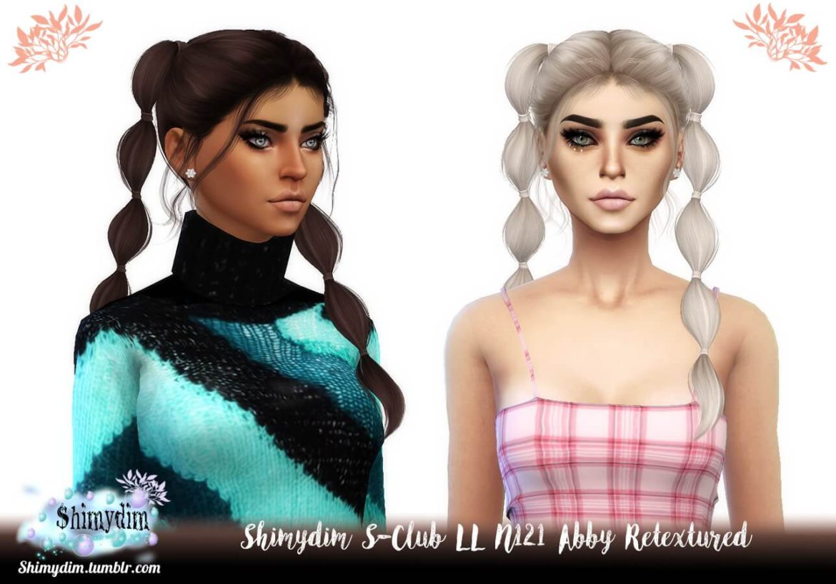 S-Club LL N121 Abby Hair Retexture Sims