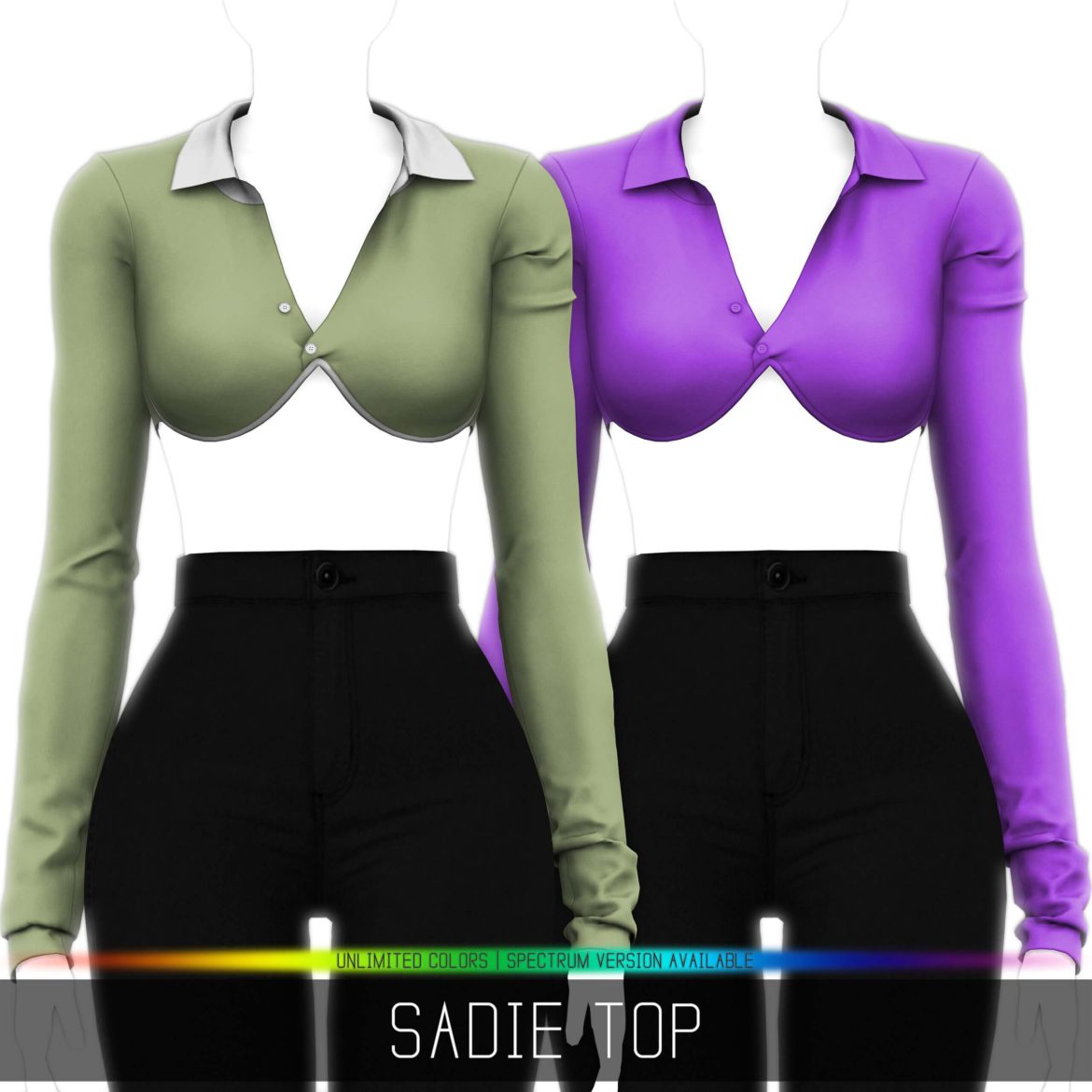 The Sims 4 SADIE TOP at Simpliciaty