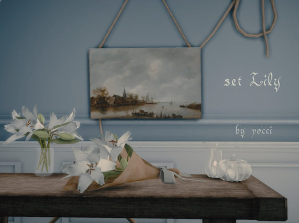 The Sims 4 set lily by pocci